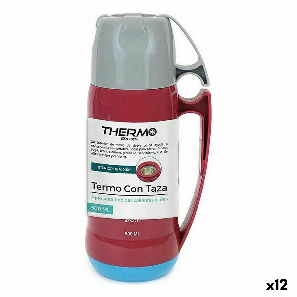 Botella Térmica ThermoSport 1 L Acero 